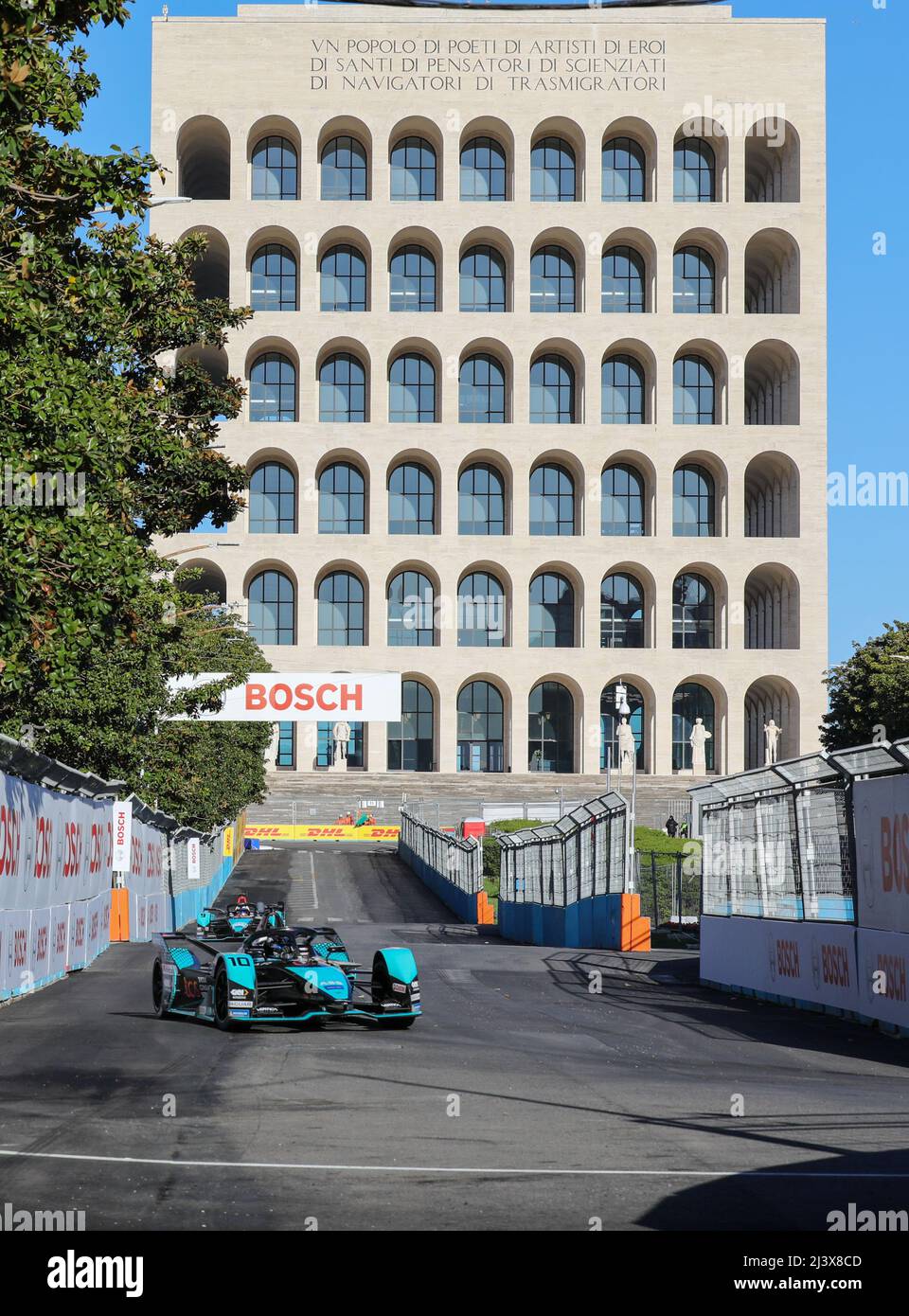 EUR City Circuit, Rome, Italy, April 10, 2022, Rome E-Prix 2022 during ...