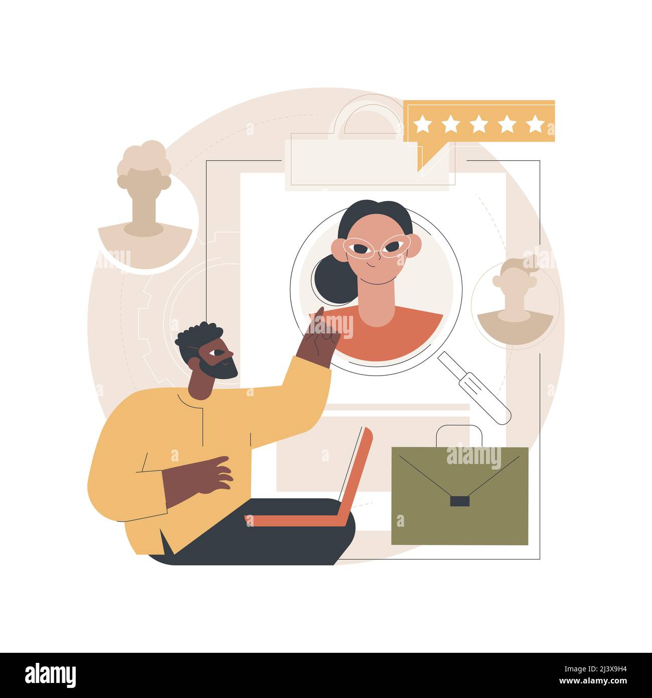Talent management vector vectors hi-res stock photography and images ...