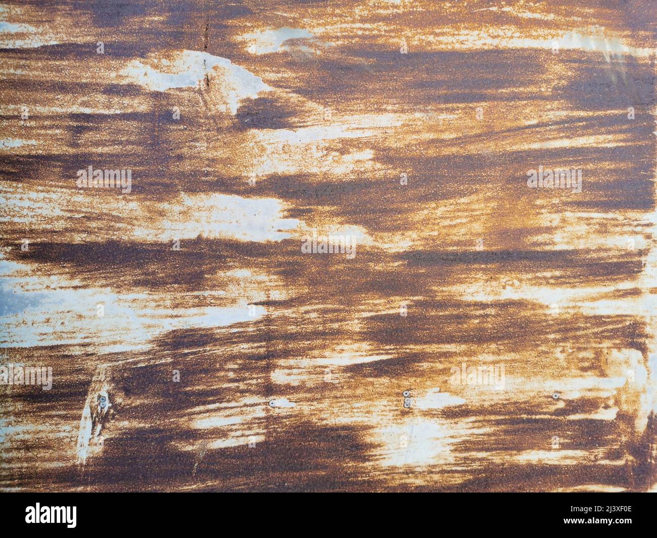 Dark worn rusty old grunge metal texture background. Stock Photo