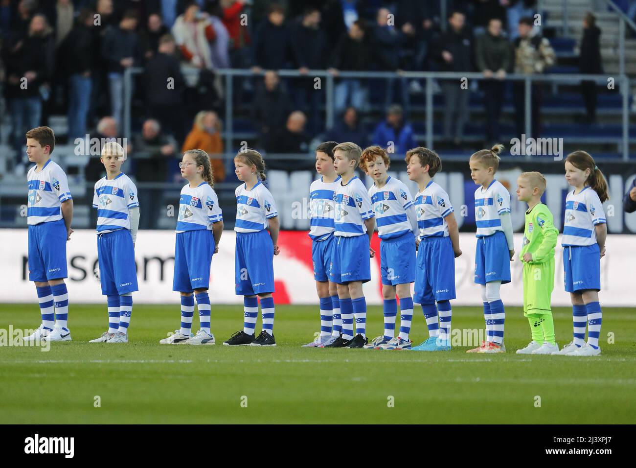 Zwolle 10 04 22 Mac3park Stadium Football Dutch Eredivisie Season 21 22 Pec Zwolle Kids Line