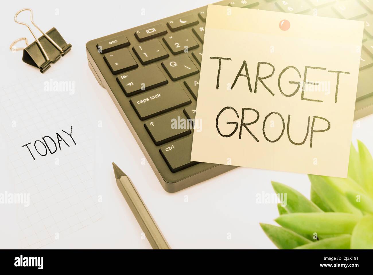 Target Group Text Images Hand writing sign Target Group. Business idea Particular showing that ...