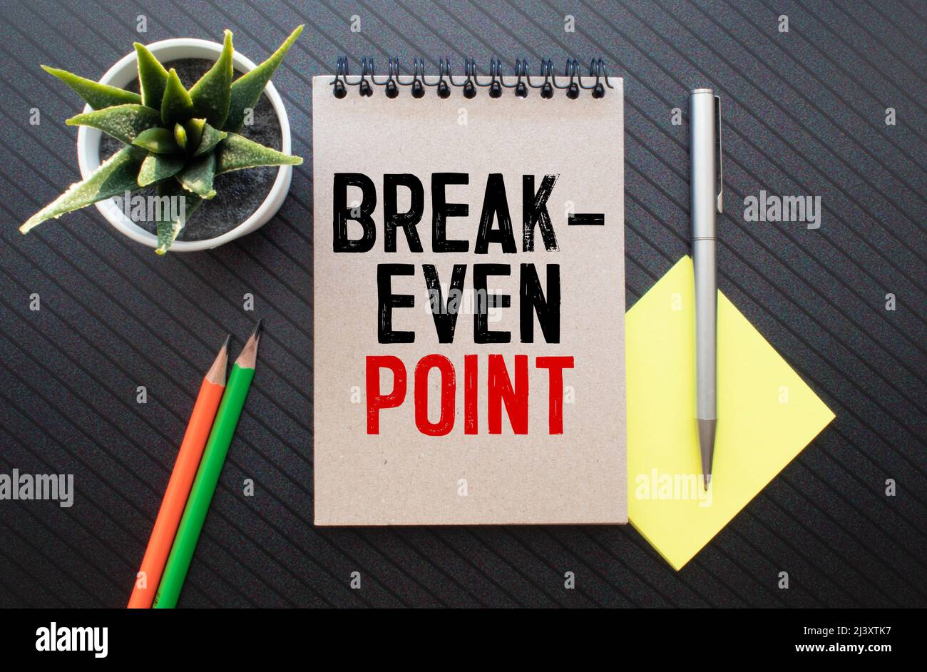 White Background Black Word on a white background Break Even Point