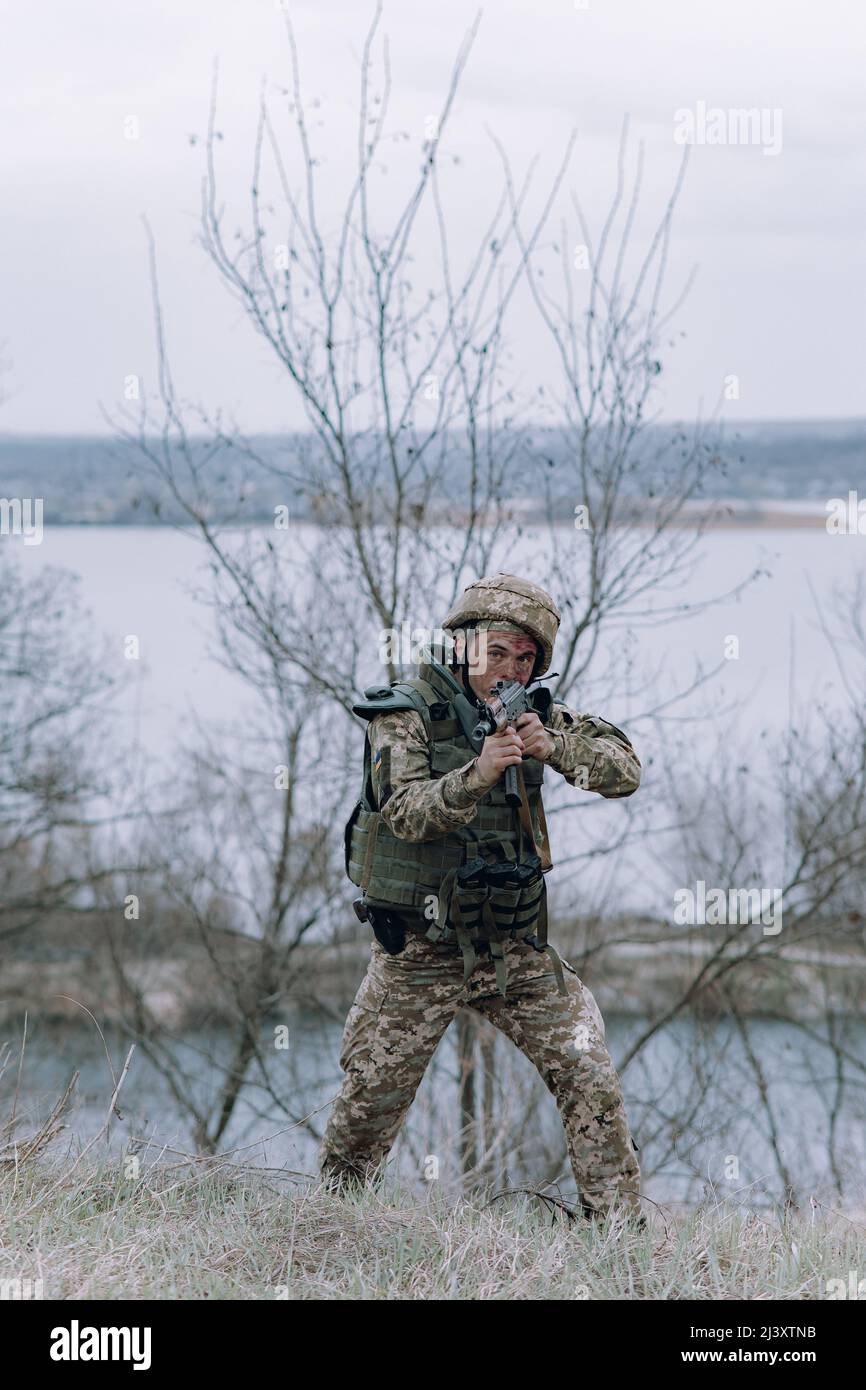 Infantry automatic rifle hi-res stock photography and images - Alamy