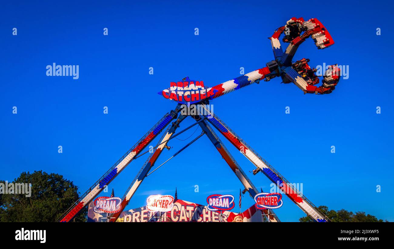 Zipper carnival ride hires stock photography and images Alamy