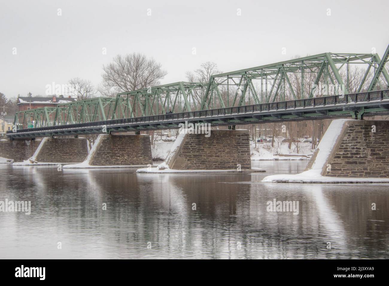 Frenchtown Bridge Stock Photo