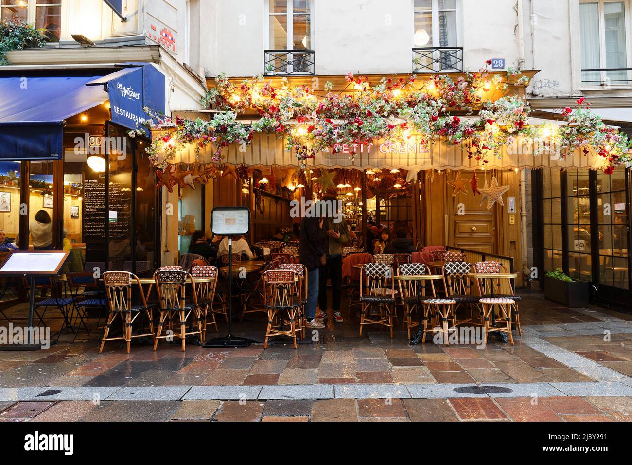 Cafe Creme is traditional French cafe located on picturesque