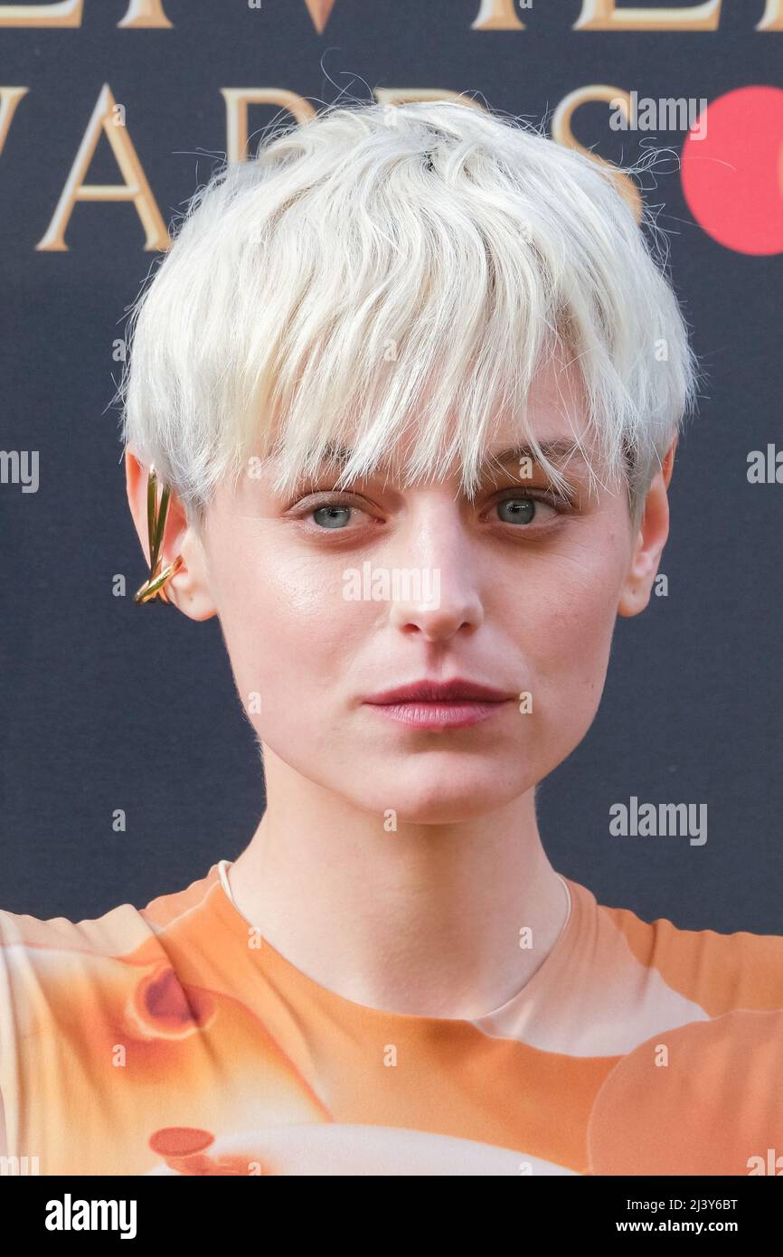 London, UK. 10th Apr, 2022. Emma Corrin attends the The Olivier Awards