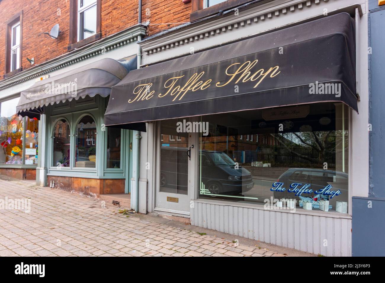The Toffee Shop in Penrith, Cumbria, UK Stock Photo Alamy