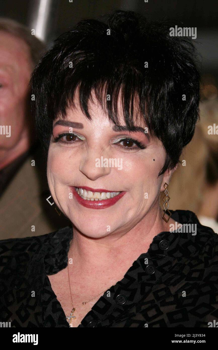 Liza Minnelli attends the premiere of New Line Cinema's 'Hairspray' at The Ziegfeld Theater in New York City on July 16, 2007.  Photo Credit: Henry McGee/MediaPunch Stock Photo