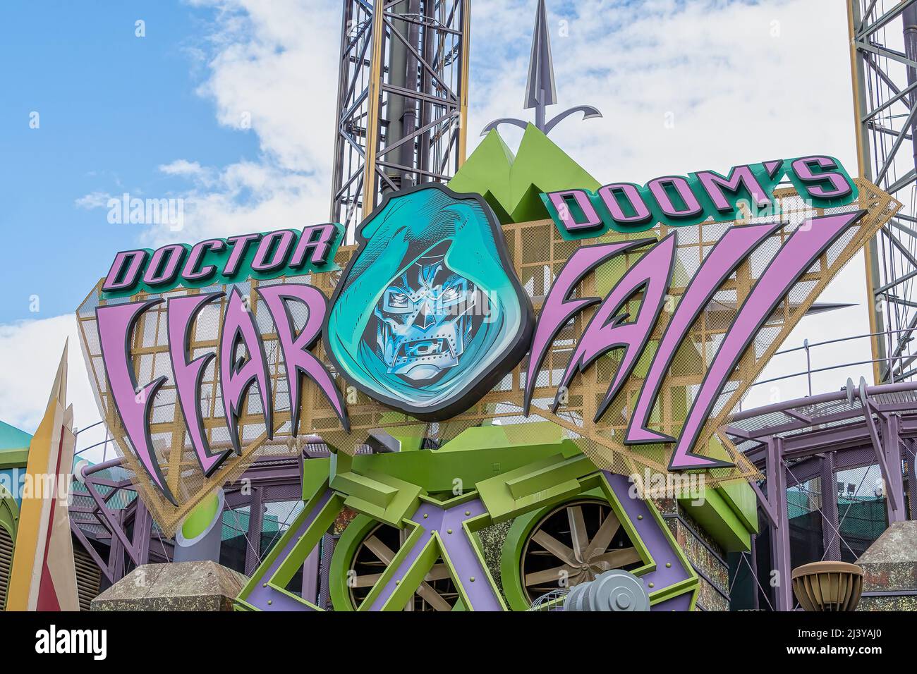 Orlando free fall ride hires stock photography and images Alamy