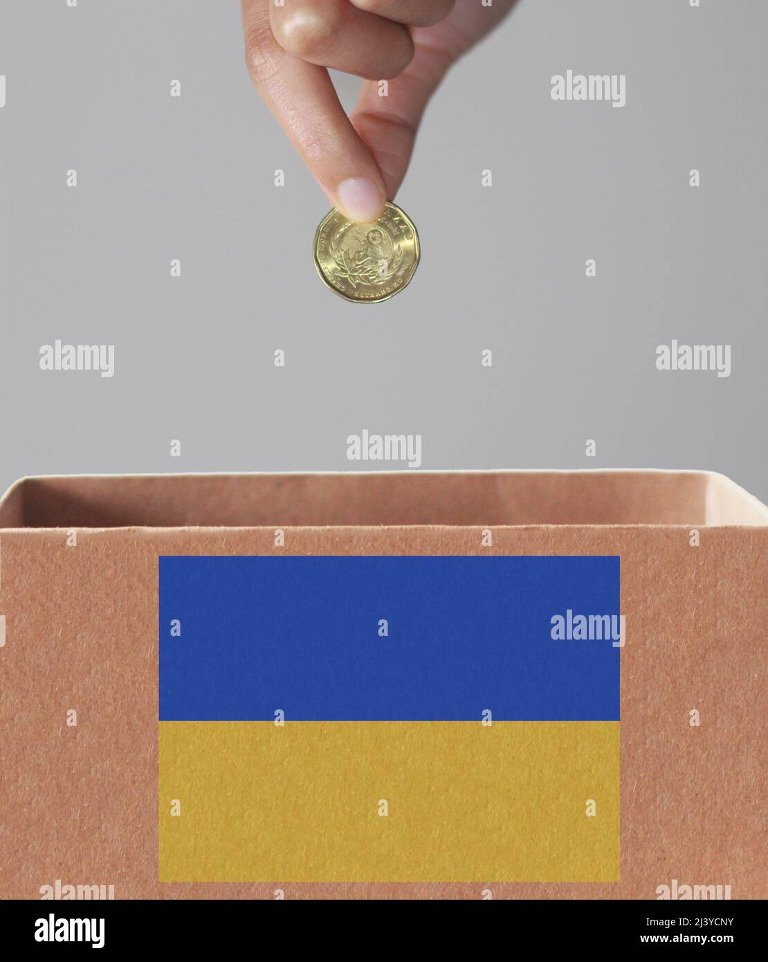 Donate for ukraine Stock Photo Alamy