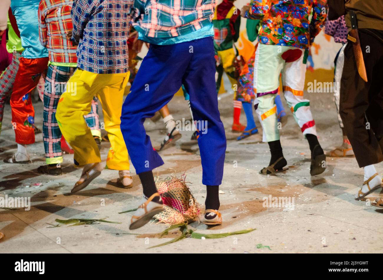quadrilha matuta (quadrilha junina) performs at the june festivals in rio grande do norte, brazil Stock Photo