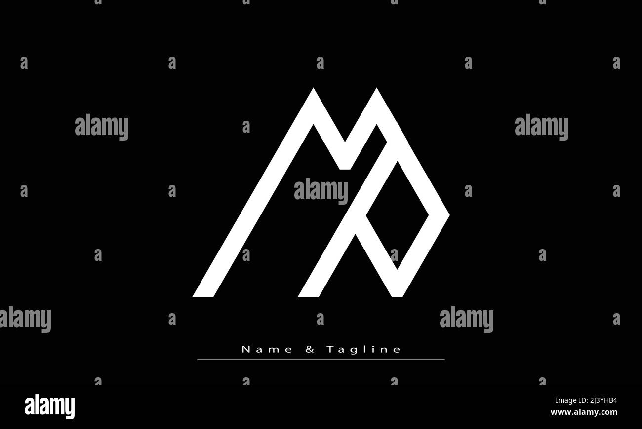 Alphabet letters Initials Monogram logo MV , VM Stock Vector Image ...