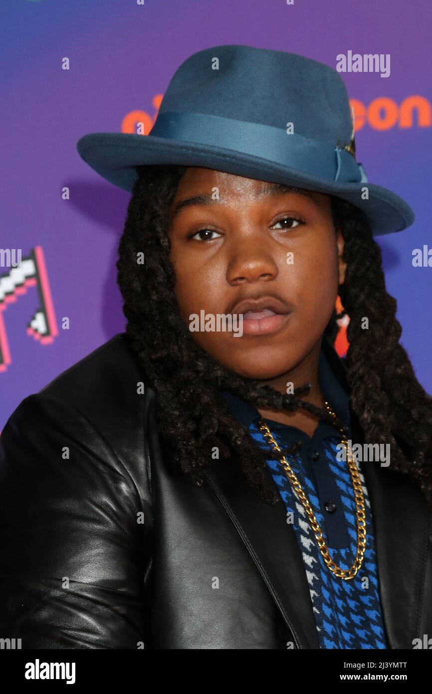 LOS ANGELES APR 9 Terrence Little Gardenhigh at the 2022 Kids Choice