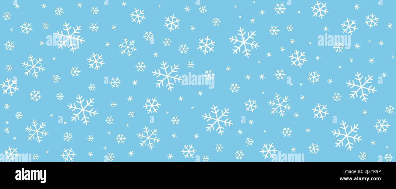 Seamless of snowflake and star, vector illustration background Stock ...