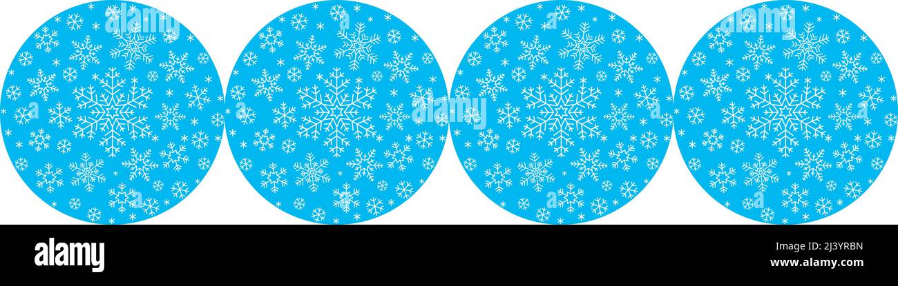 Seamless of snowflake and star, vector illustration background Stock ...