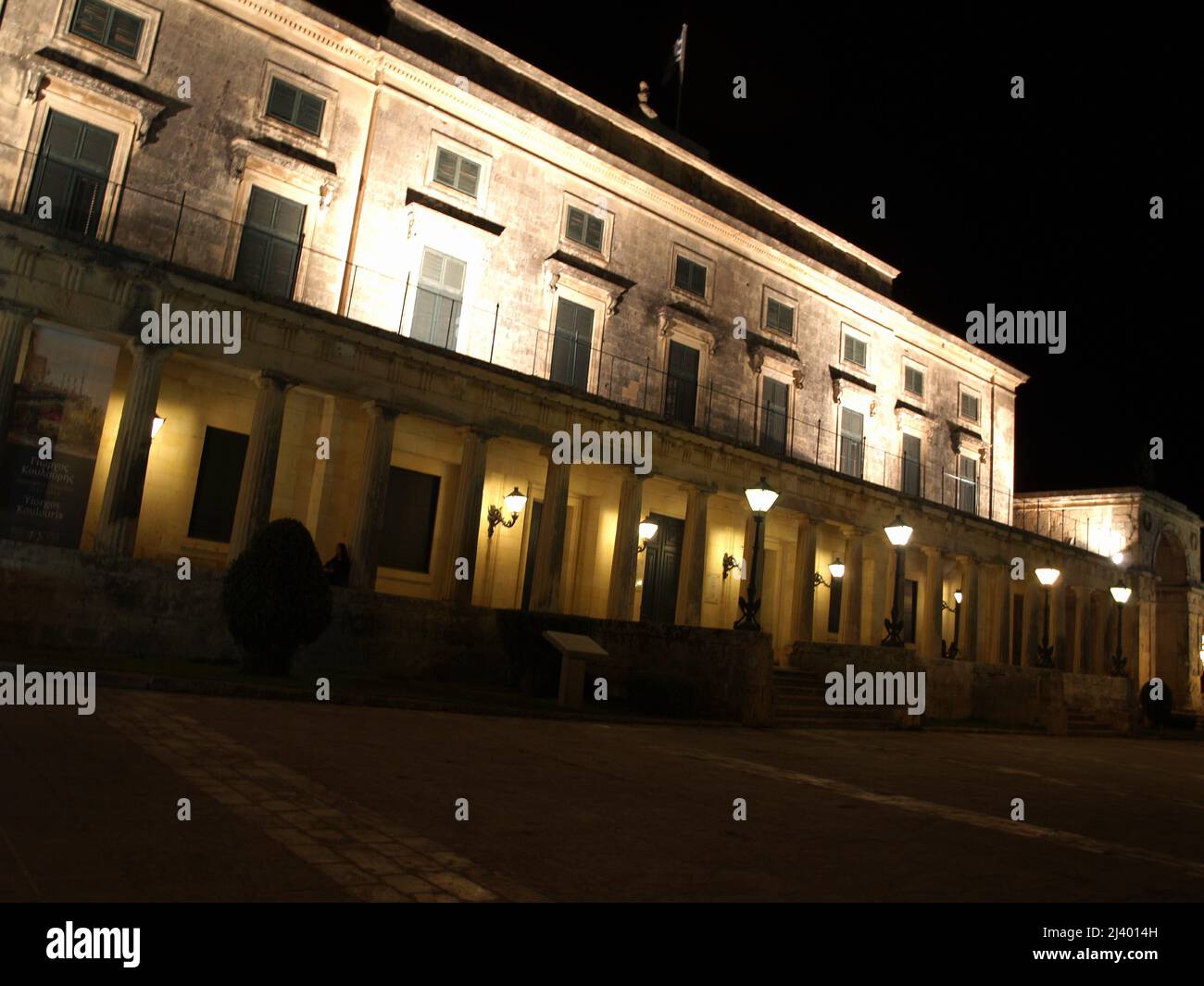 The Palace of St Michael and St in Corfu Town, Kerkyra, Greece, home of the Museum of