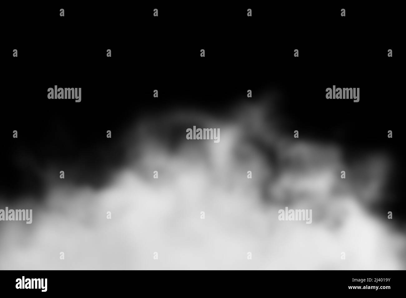 blurred smoke on black background realistic smoke overlay for different projects design background for promo, trailer, titles, text, opener backdrop Stock Photo