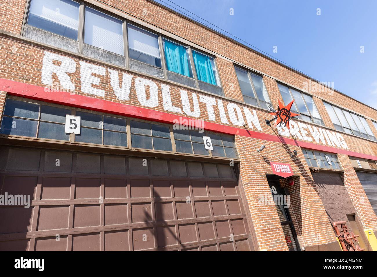 Revolution Brewing is Illinois' largest craft brewery. The location on