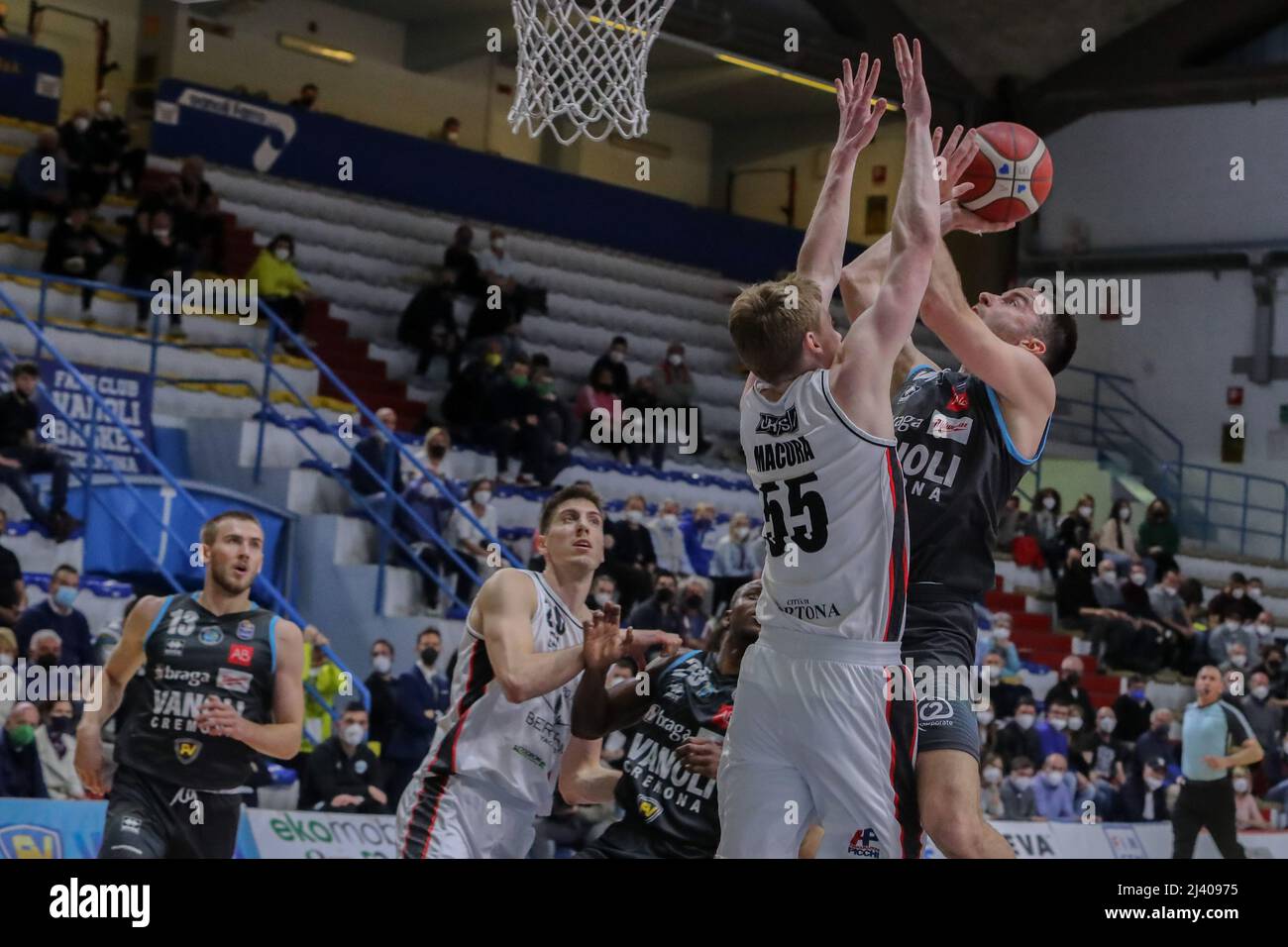 Adas Juskevicius (Vanoli Cremona) during Vanoli Basket Cremona vs