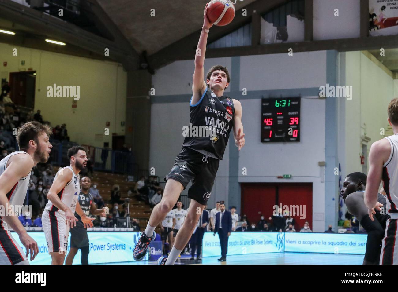 Cremona, Italy. 10th Apr, 2022. Filippo Gallo (Vanoli Cremona) during