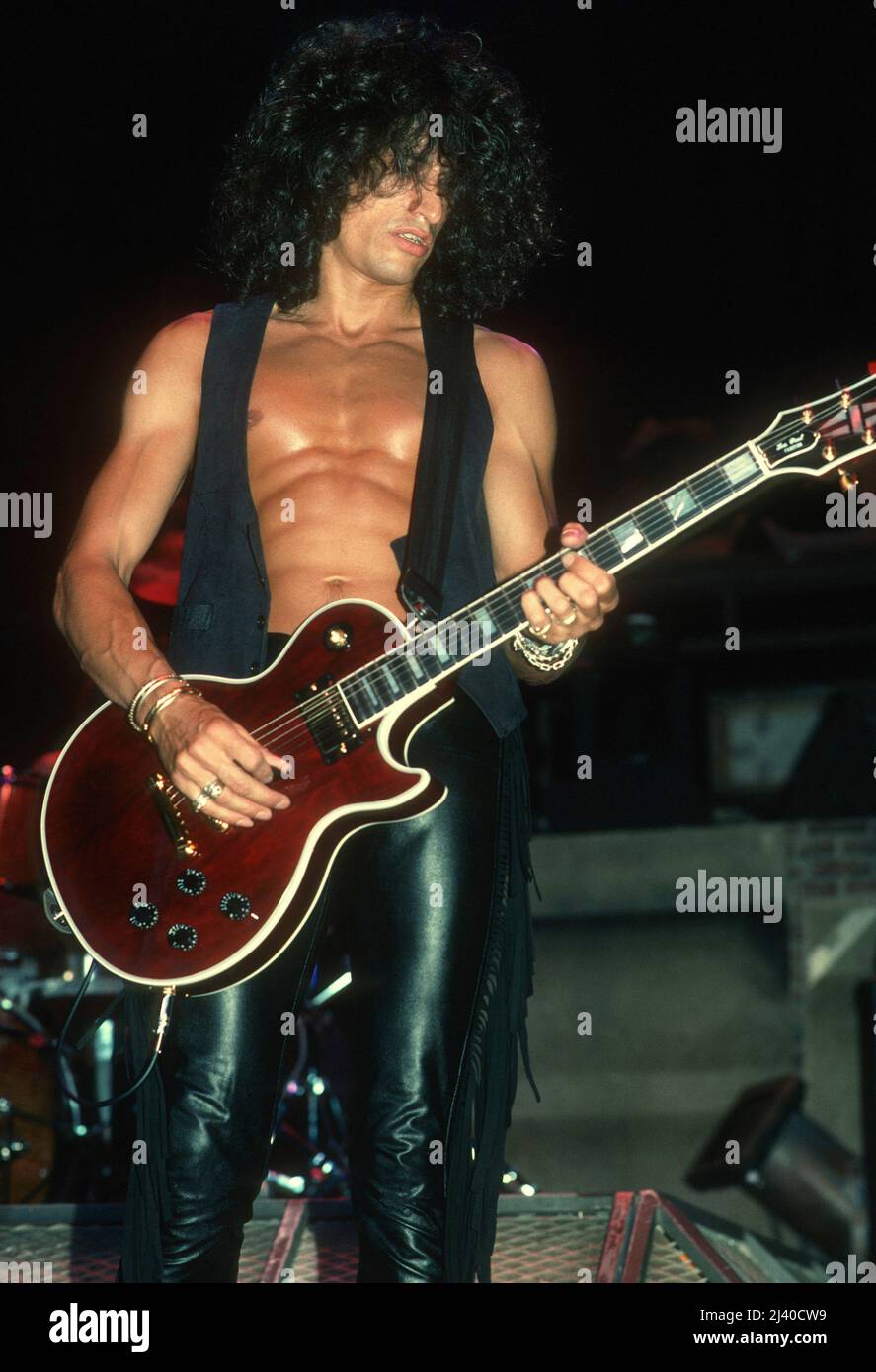 Aerosmith in concert in 1990 Credit: Jeffrey Mayer / Rock
