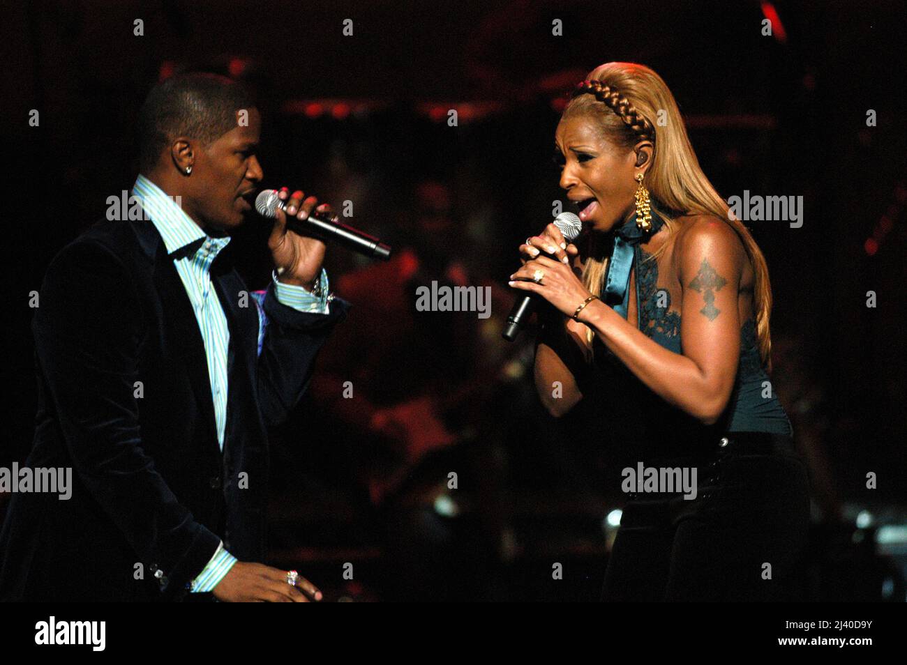 Jamie Foxx & Mary J Blige Taping His TV Special "Jamie Foxx