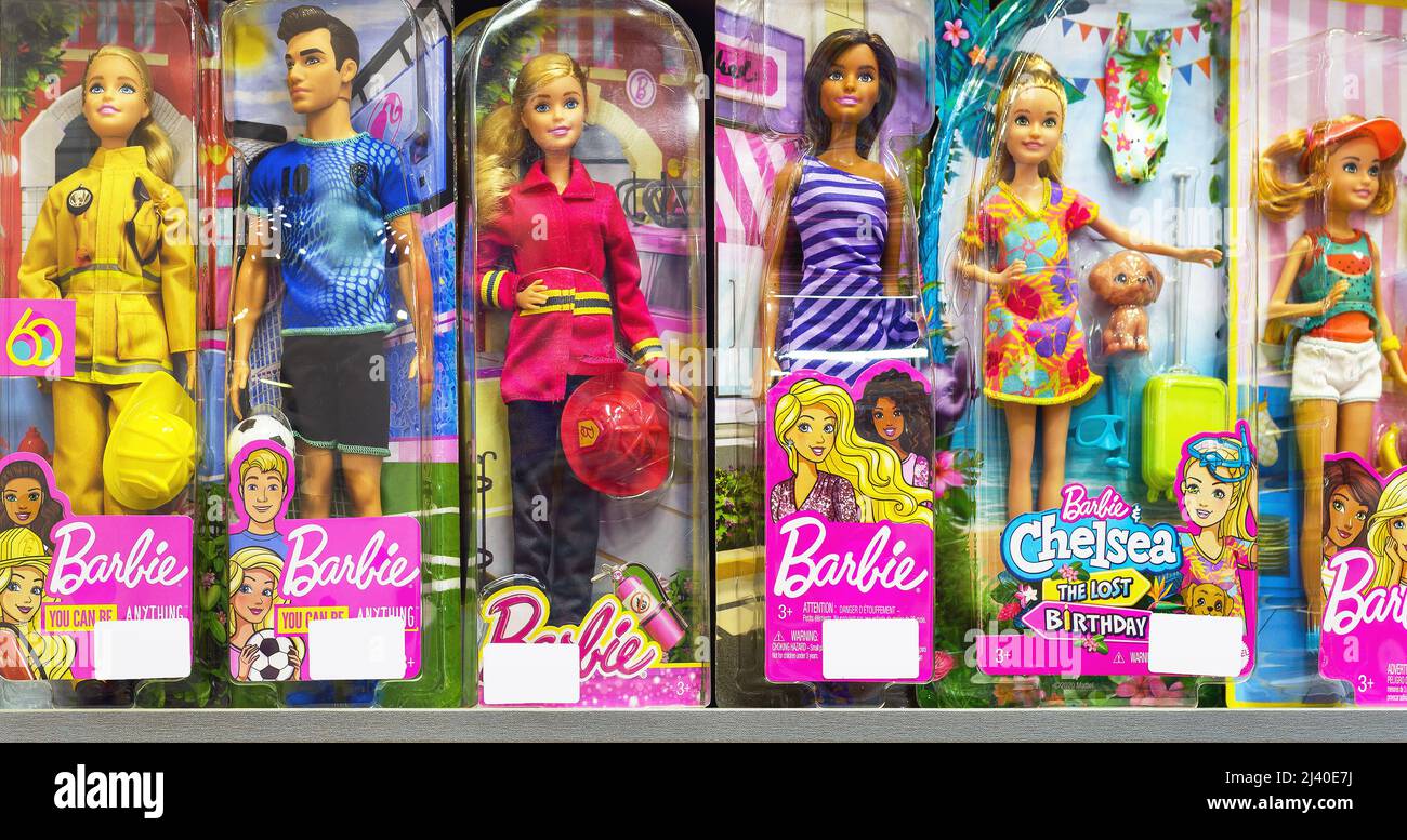 Barbie doll box immagini e fotografie stock ad alta risoluzione