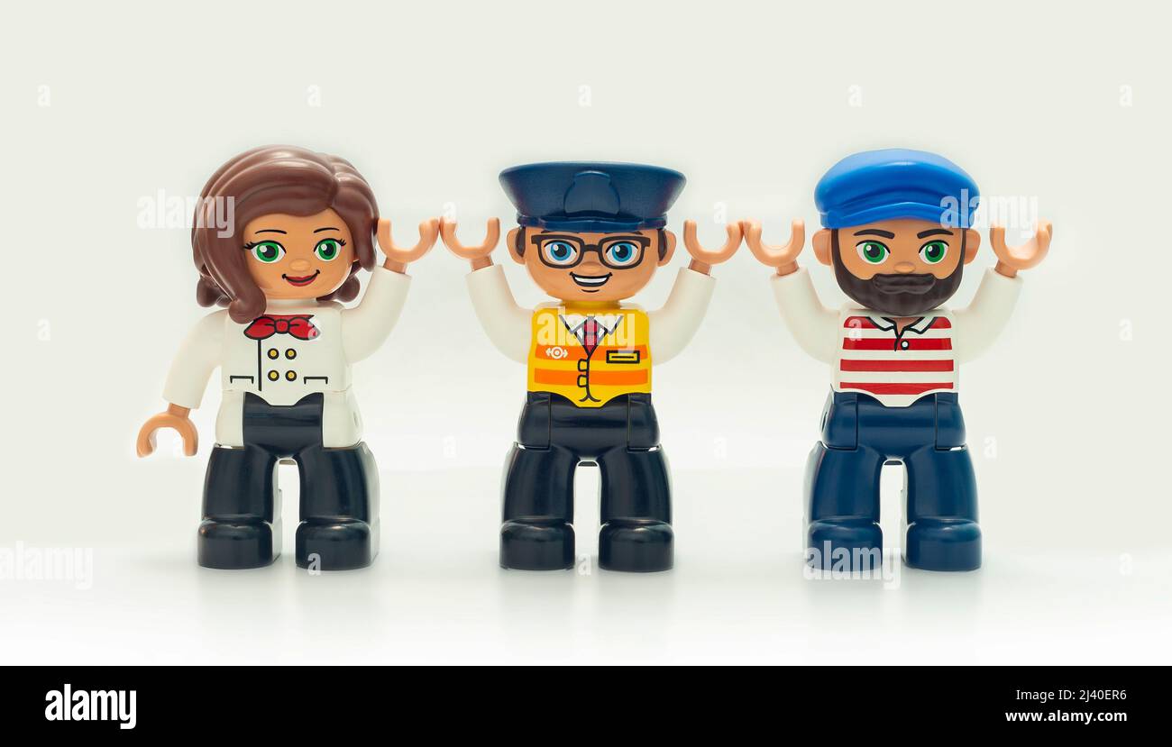 2021: Lego constructor Friends serie, the Team Stock Photo
