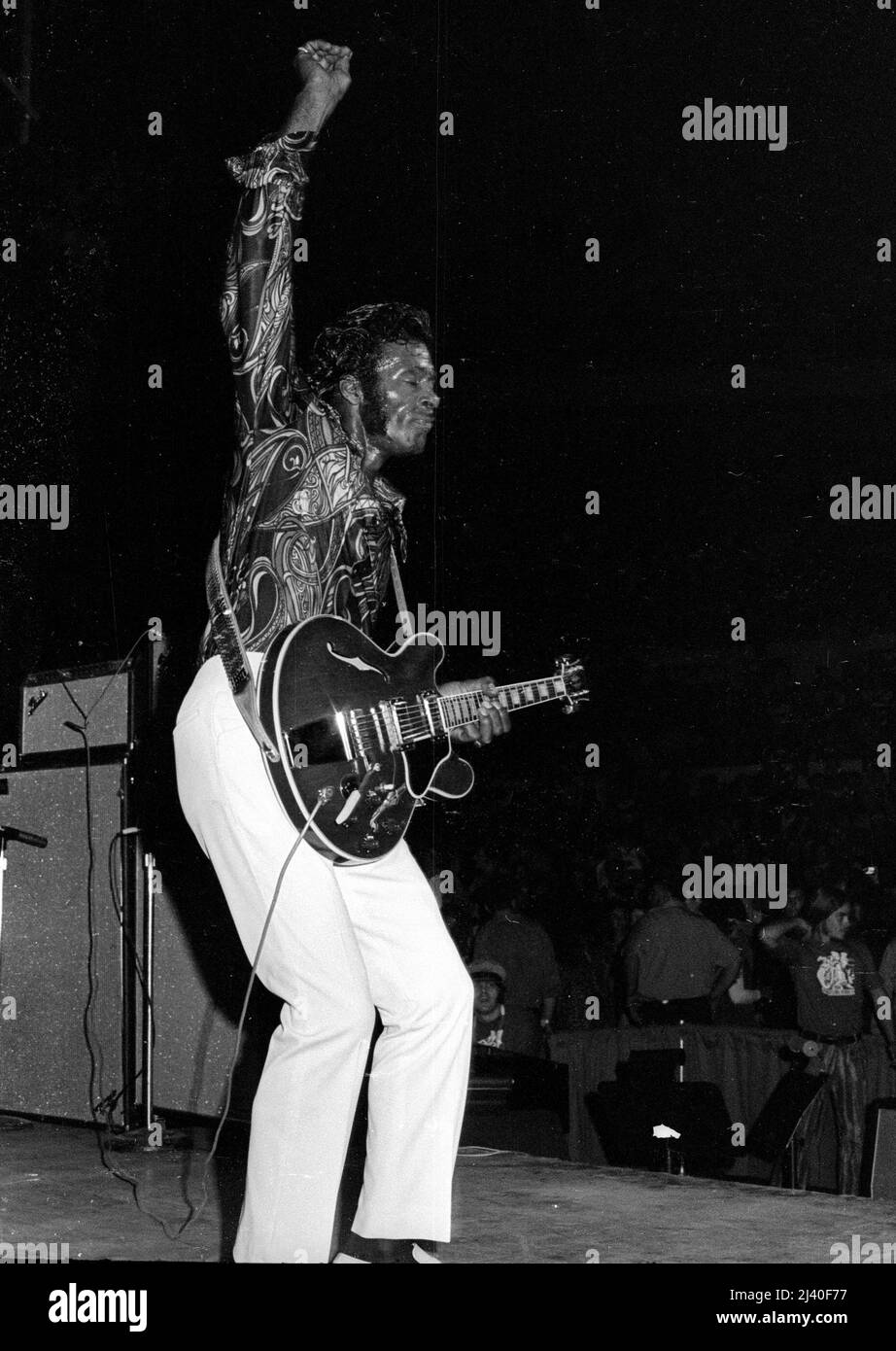 Chuck Berry in concert at Madison Square Garden in 1971 Credit Jeffrey