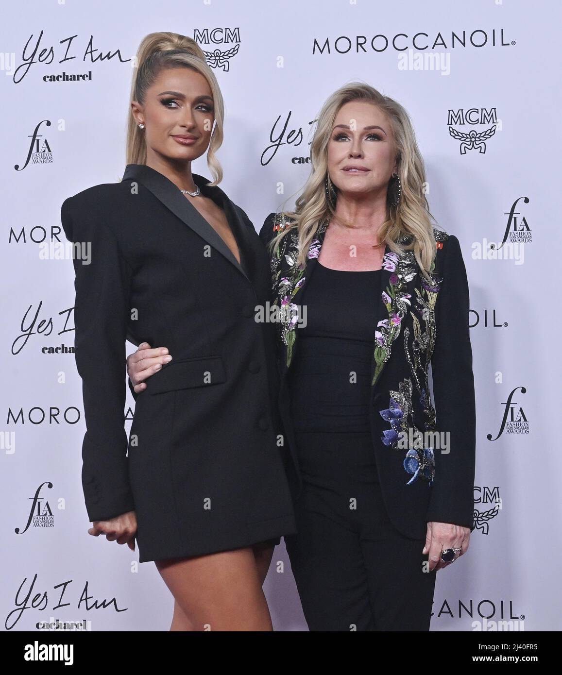 Kathy hilton mother paris hilton hires stock photography and images