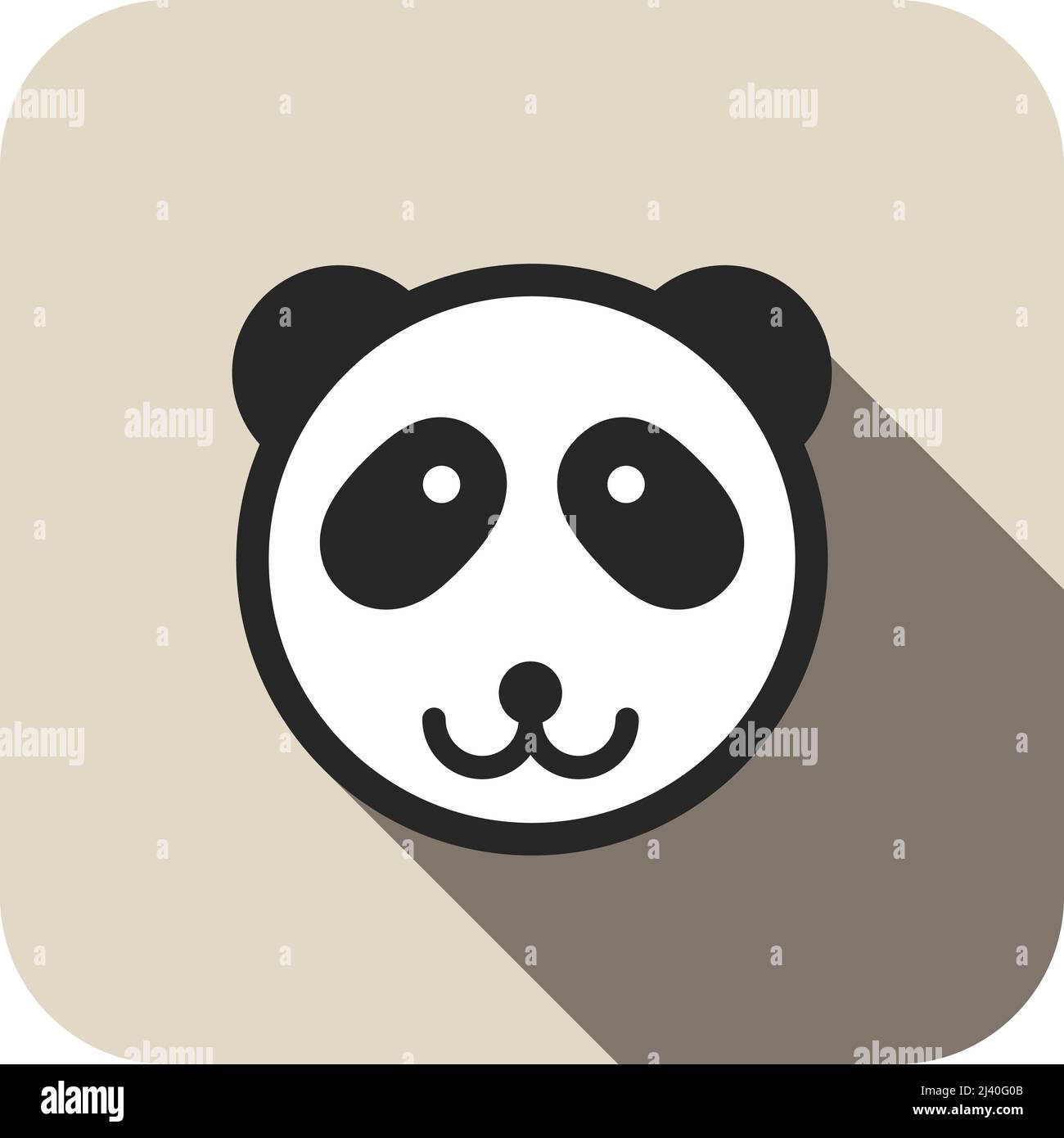 Panda icon vector Stock Vector Image & Art - Alamy