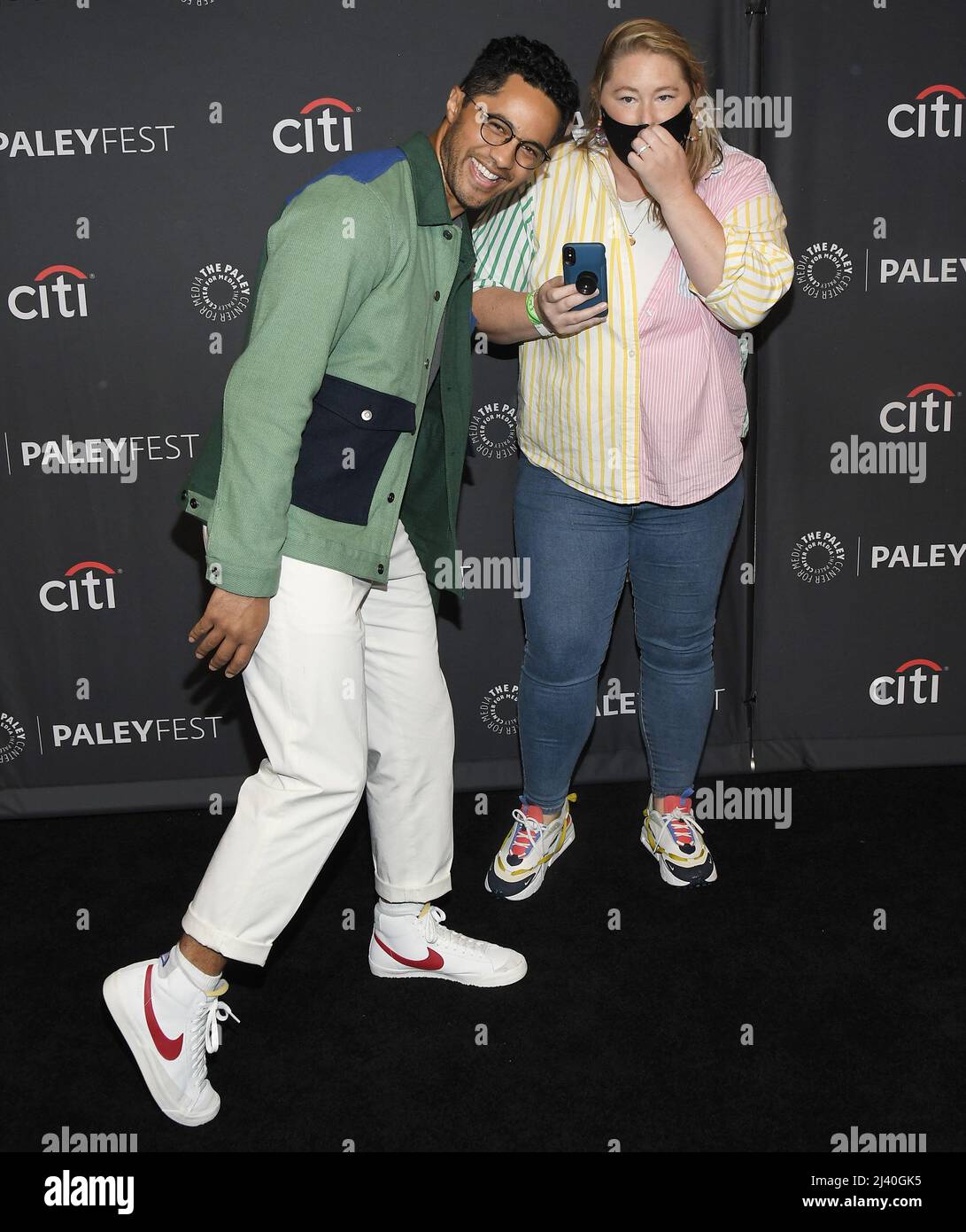 (LR) Alex Tarrant and Wife Luci Hare at PaleyFest LA A Salute To The