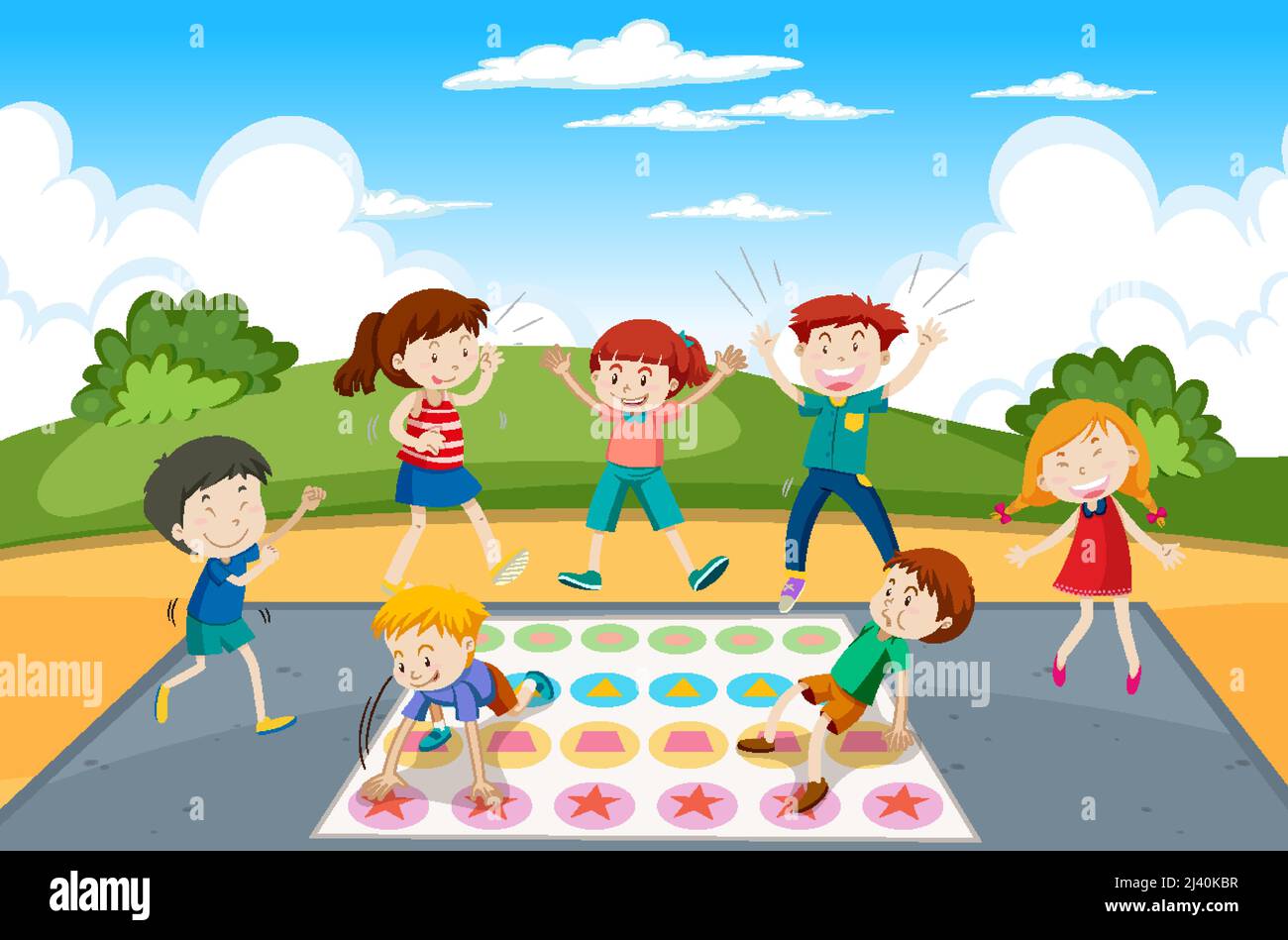 Kids in a school field trip illustration Stock Vector Image & Art - Alamy