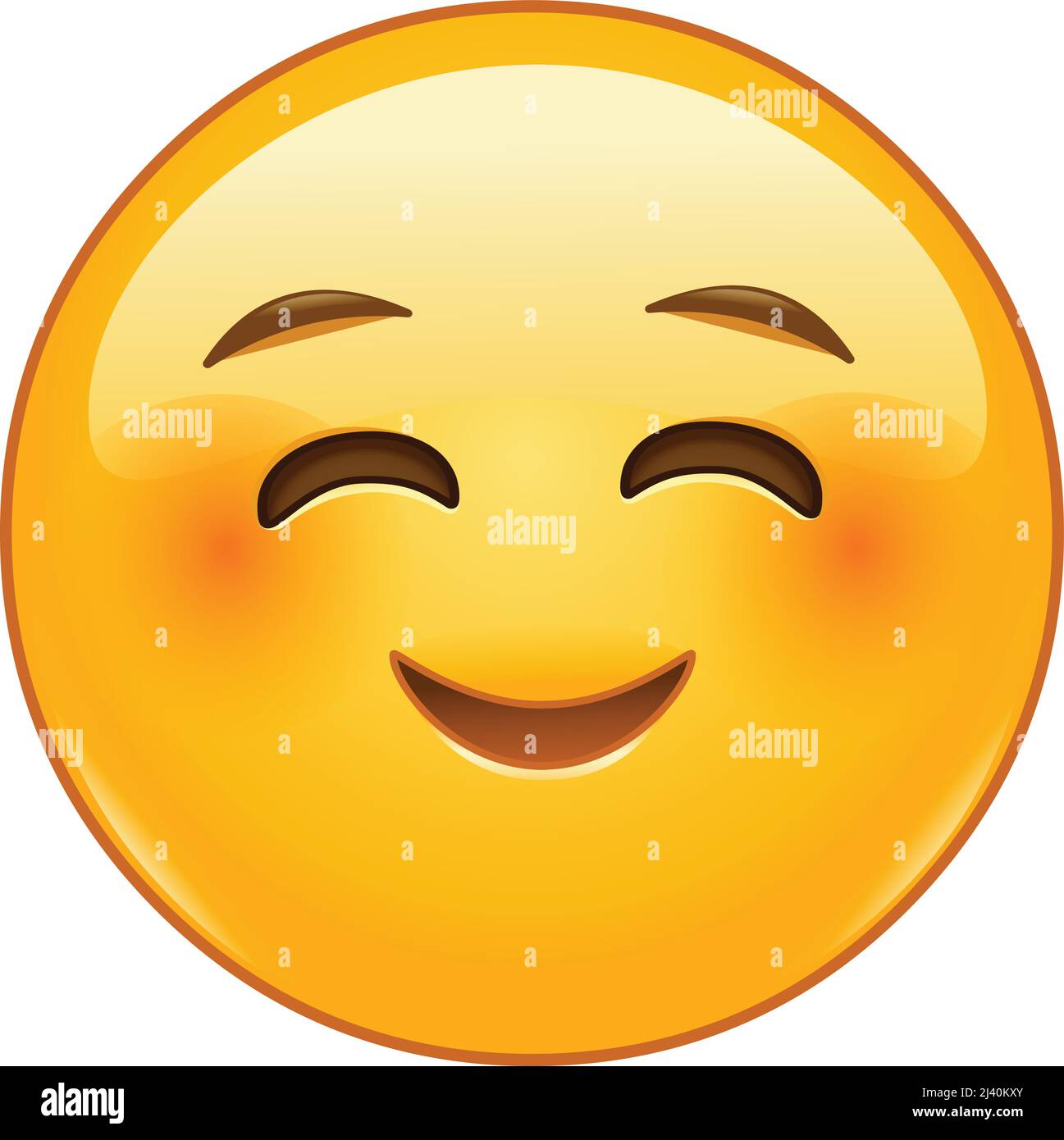 Blushing Face Clipart Image