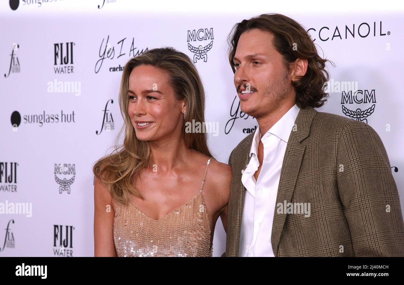 Beverly Hills, USA. 10th Apr, 2022. Brie Larson and Elijah Allan-Blitz attend The Daily Front Row's 6th Annual Fashion Los Angeles Awards at Beverly Wilshire, A Four Seasons Hotel on April 10, 2022 in Beverly Hills, California. Photo: CraSH/imageSPACE/Sipa USA Credit: Sipa USA/Alamy Live News Stock Photo