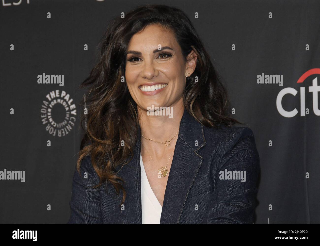 Los Angeles, USA. 10th Apr, 2022. Daniela Ruah at PaleyFest LA - A Salute To The NCIS Universe held at the Dolby Theatre in Hollywood, CA on Sunday, ?April 10, 2022. (Photo By Sthanlee B. Mirador/Sipa USA) Credit: Sipa USA/Alamy Live News Stock Photo