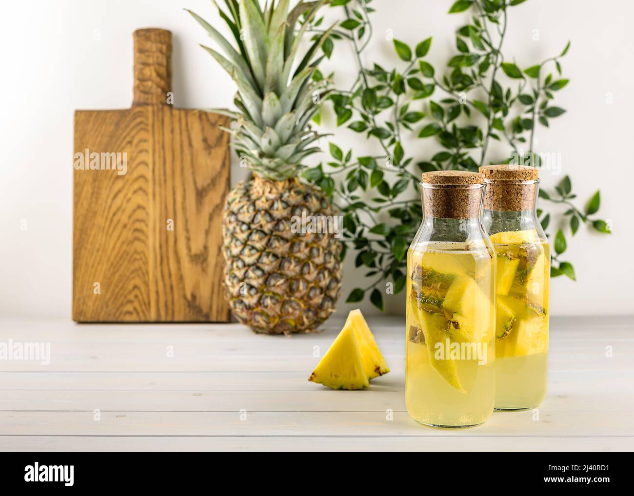 Mexican fermented pineapple drink Tepache Stock Photo Alamy