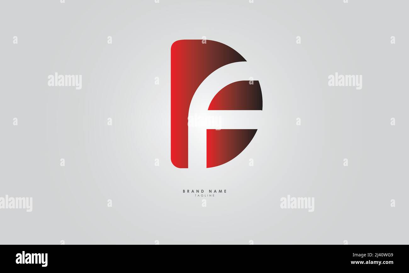 Alphabet letters Initials Monogram logo DF, FD, D and F Stock Vector ...