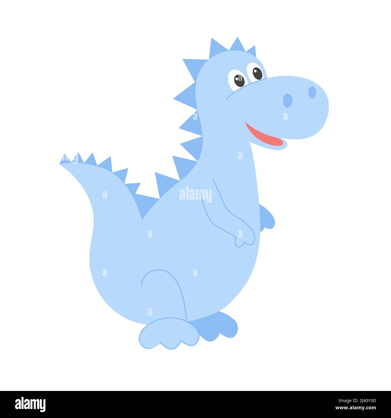 Cute baby dinosaur vector illustration Stock Vector Image & Art - Alamy