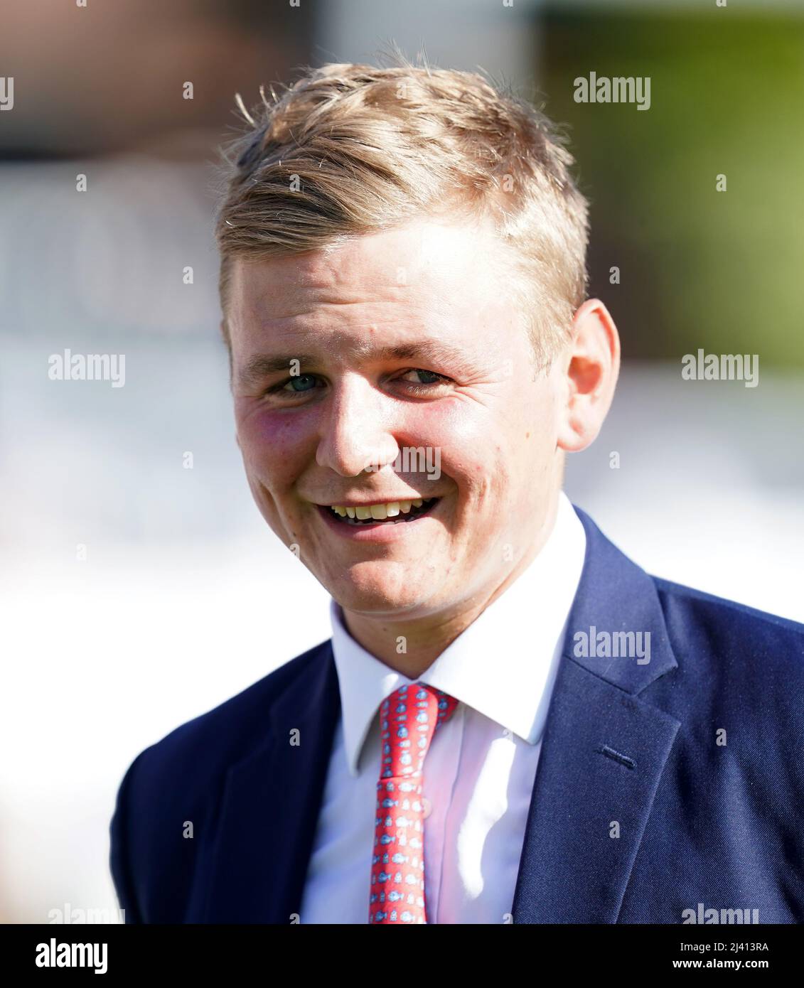 File photo dated 24-09-2021 of Trainer George Boughey. Cachet can earn herself a tilt at Classic glory with victory in the Lanwades Stud Nell Gwyn Stakes at Newmarket. One win from eight starts as a two-year-old might not sound all that inspiring, but George Boughey’s filly in fact enjoyed an excellent juvenile campaign. Issue date: Monday April 11, 2022. Stock Photo