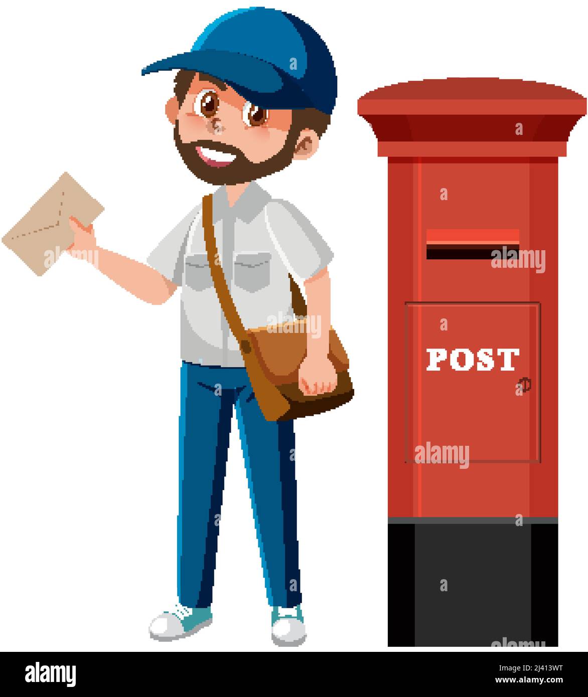 postman-with-letter-by-the-post-illustration-stock-vector-image-art