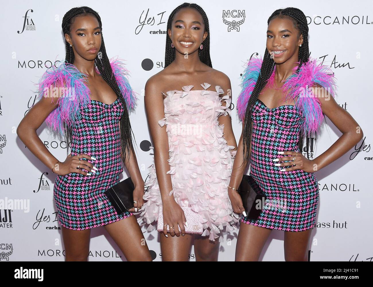 (L-R) D’Lila Combs, Chance Combs, Jessi Combs at The Daily Front Row’s