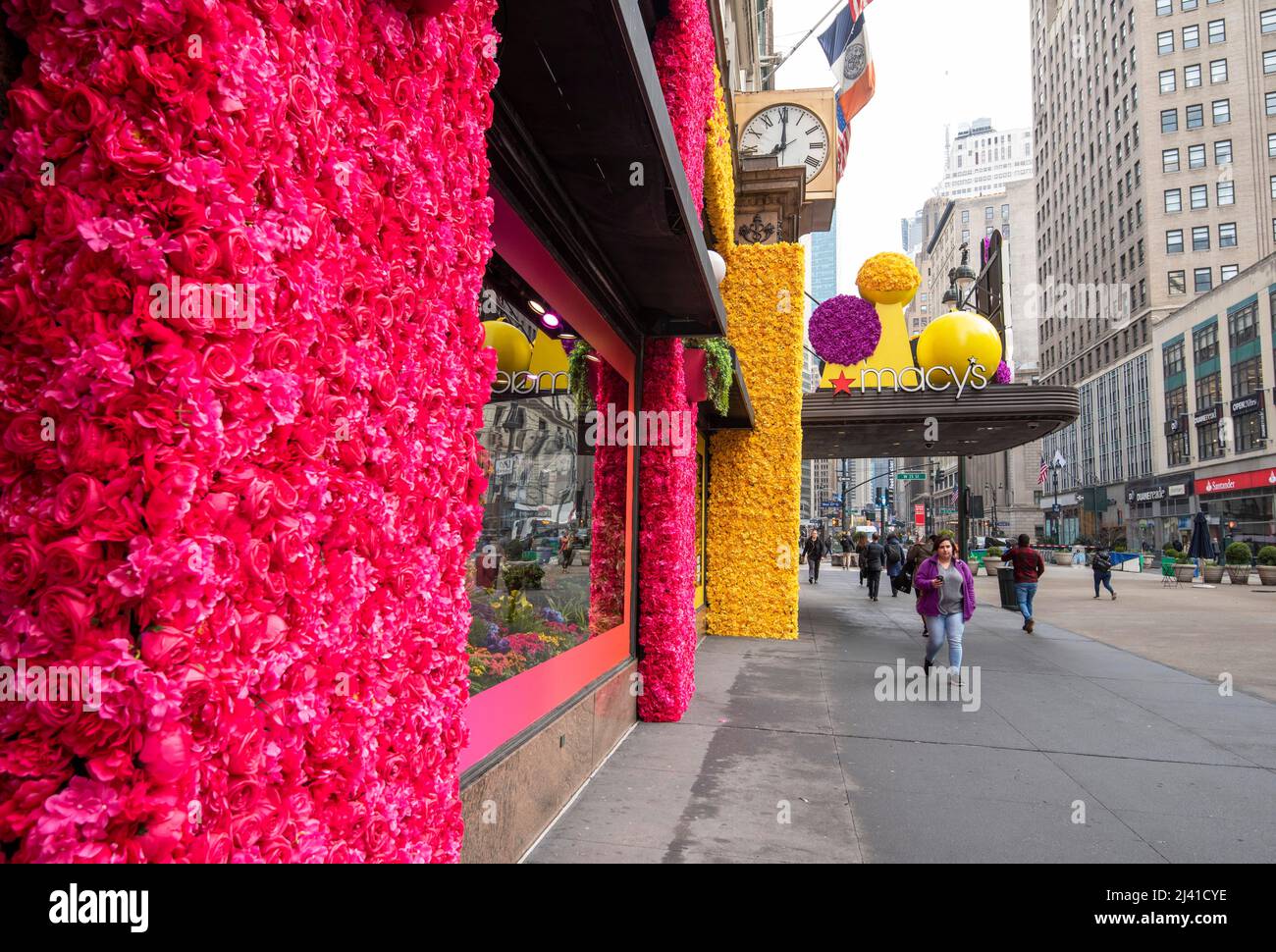 The 2022 Spring Flower Show at Macy's, Midtown Manhattan New York City