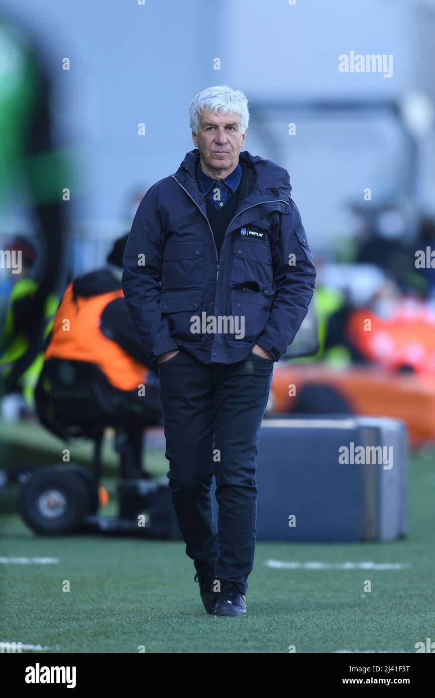 Gian Piero Gasperini Coach (Atalanta) during the Italian "Serie A" match  between Sassuolo 2-1 Atalanta