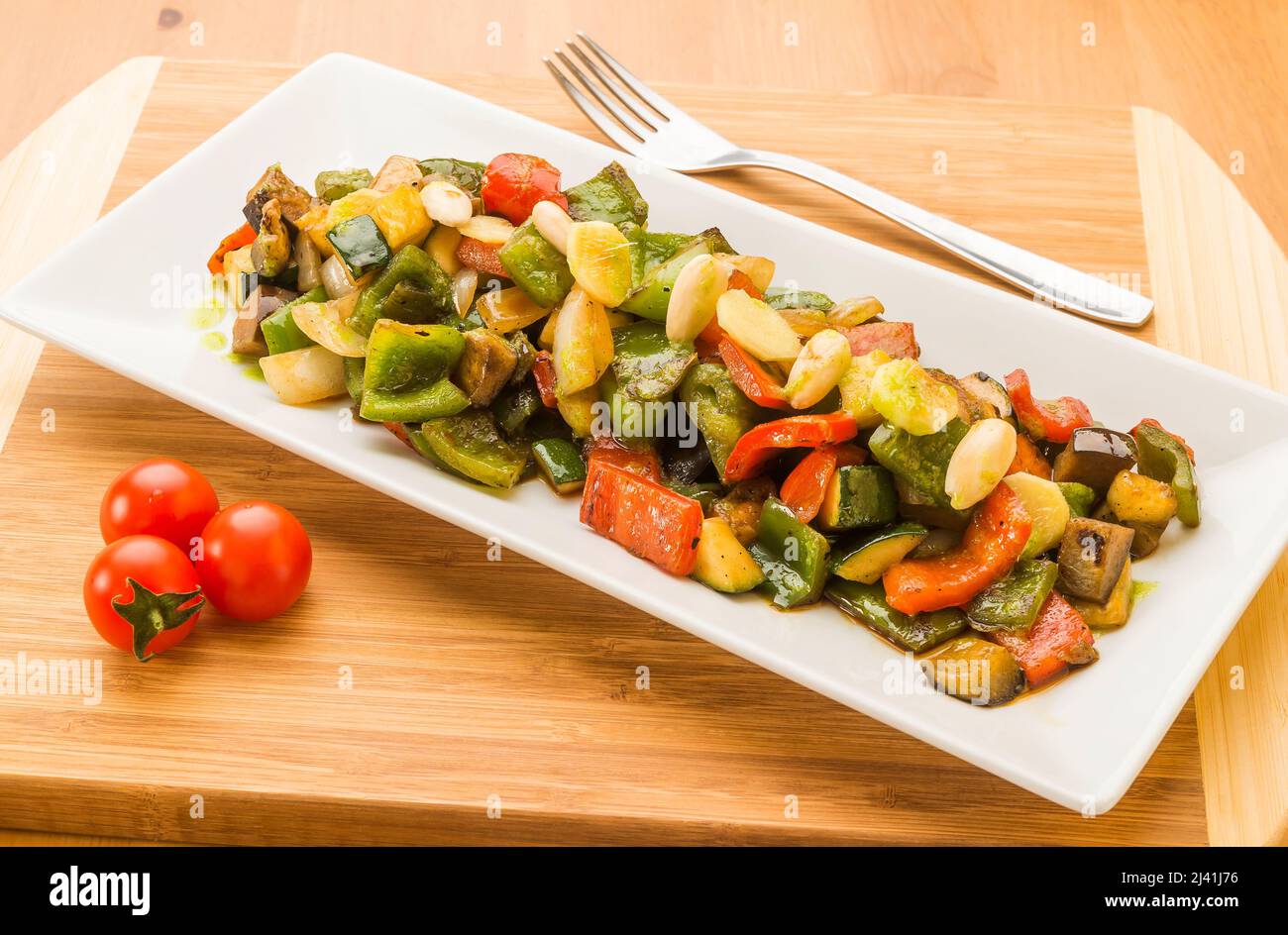 Typical Spanish food, vegetable stew Stock Photo Alamy