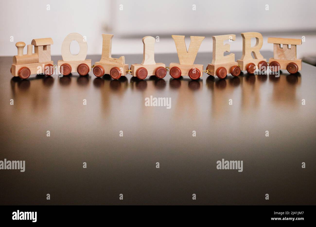 wooden toys with a meaning Stock Photo Alamy