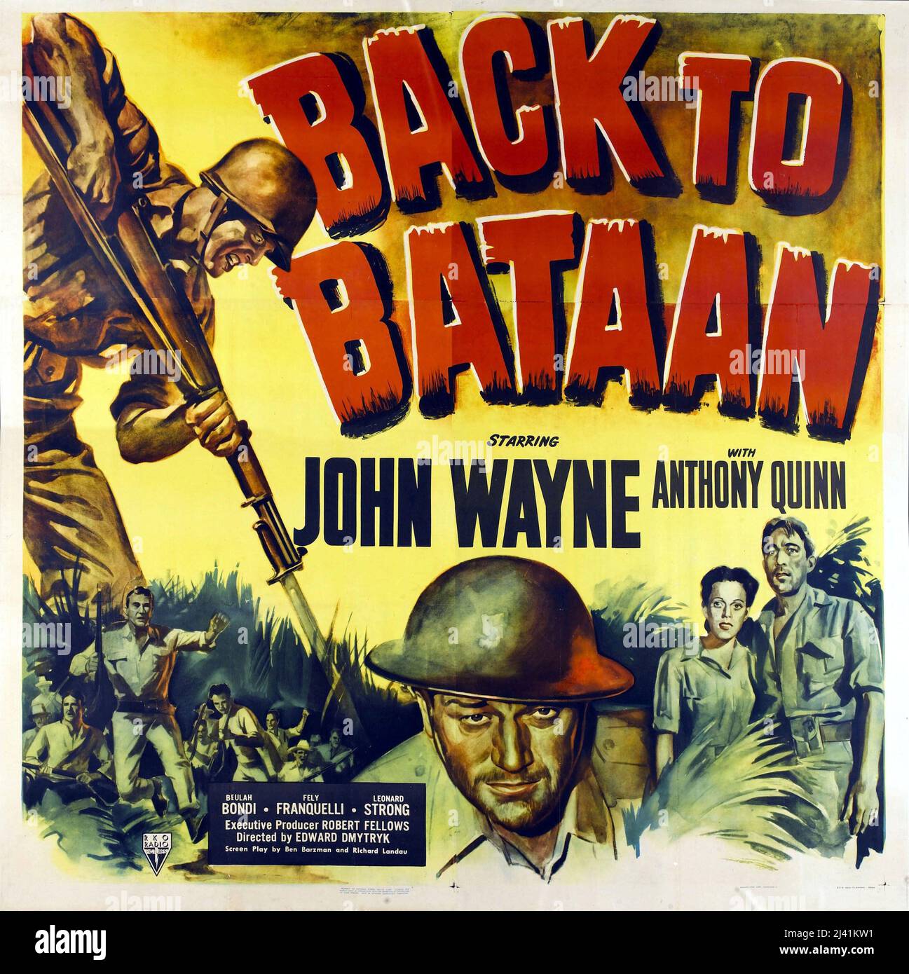 John wayne back bataan 1945 hi-res stock photography and images - Alamy