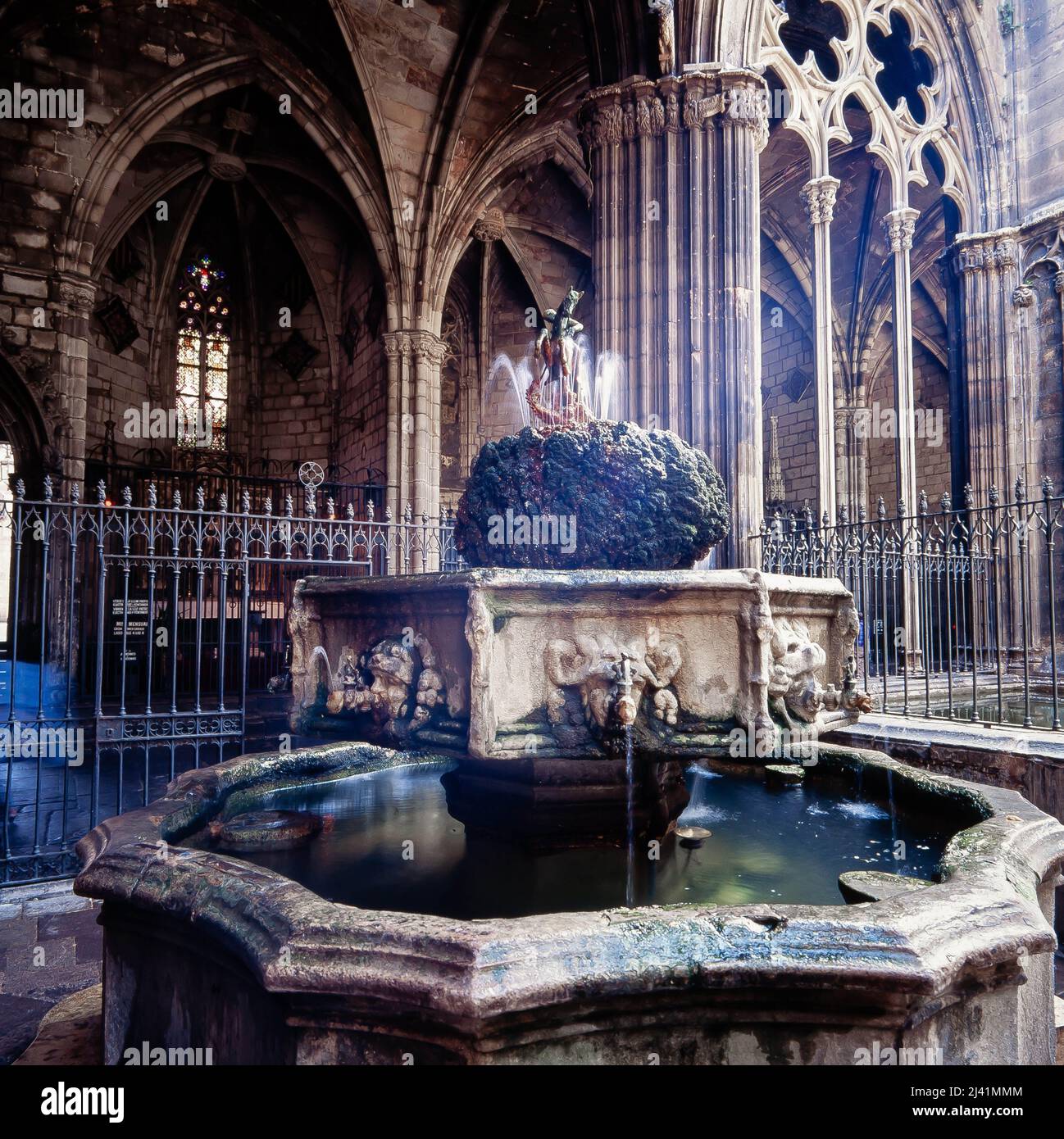 Claustro de la catedral de barcelona hi-res stock photography and ...