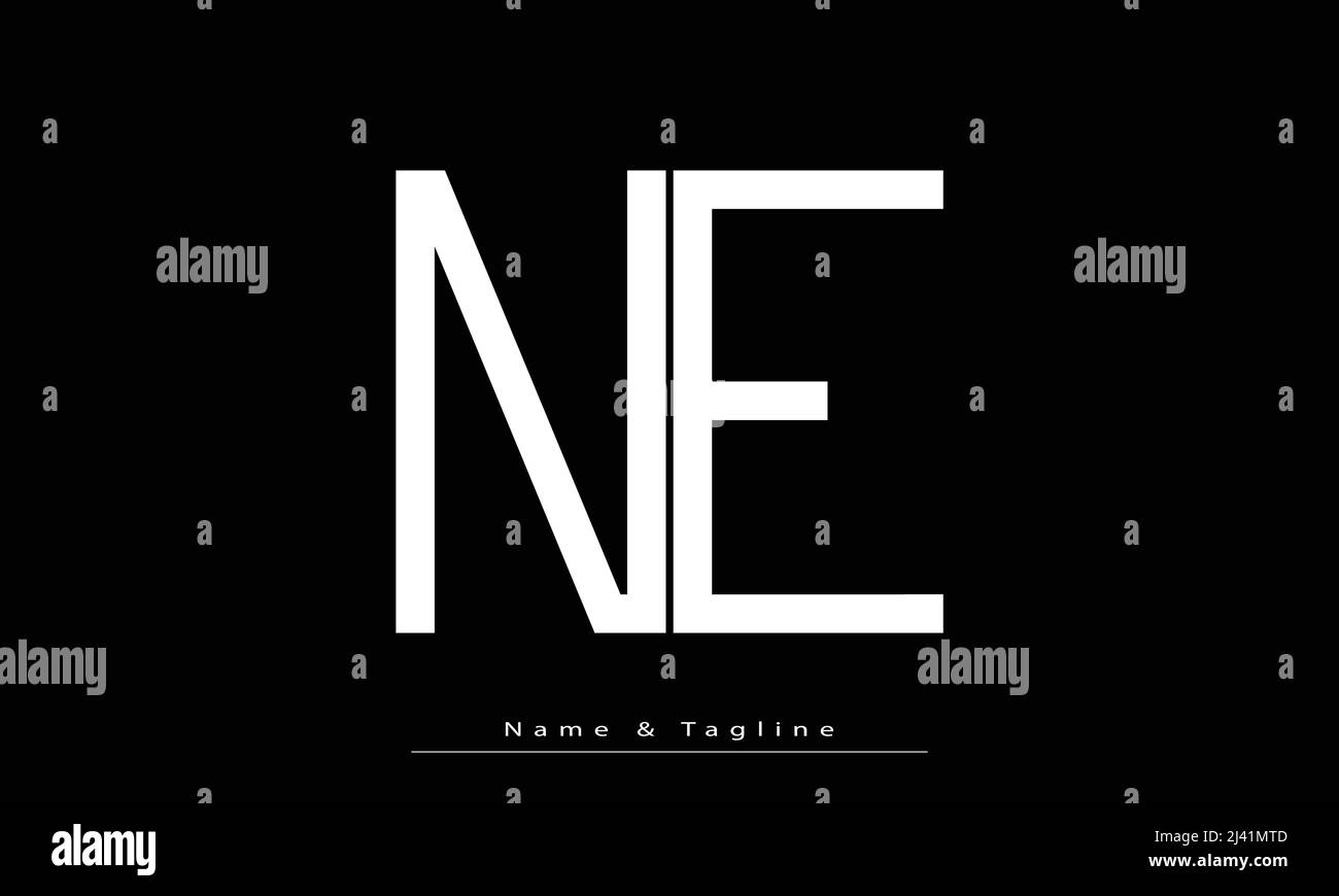 Ne letter logo Black and White Stock Photos \u0026 Images - Alamy, image size:1300x870
